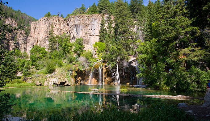 Glenwood-Springs_Hanging-Lake_courtesy_680 Hanging Lake near Glenwood Springs.