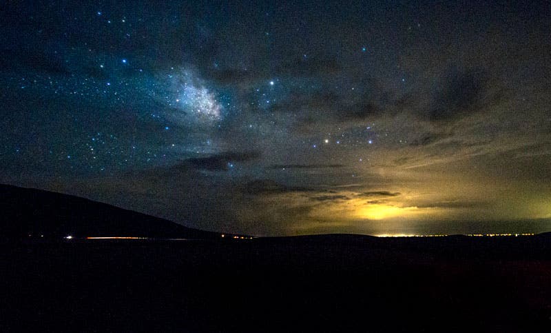 The Milky Way over San Luis Valley from Great Sand Dunes National Park