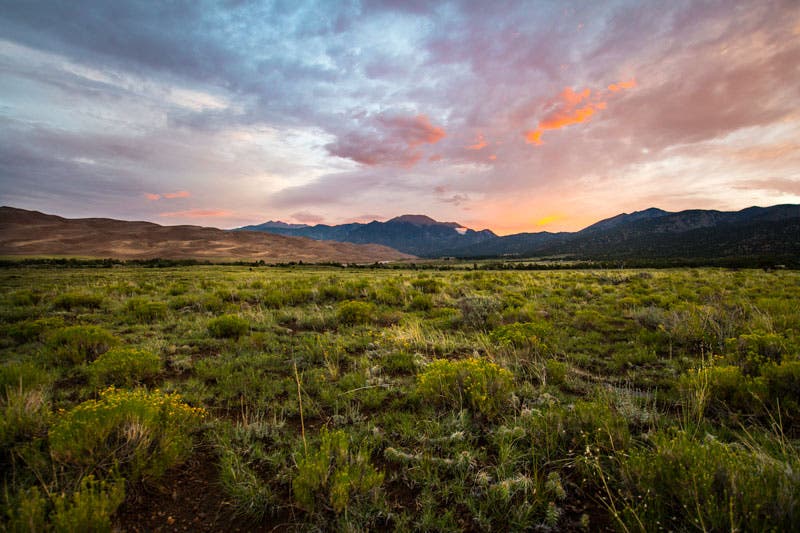 Sunrise at Great Sand Dunes National Park