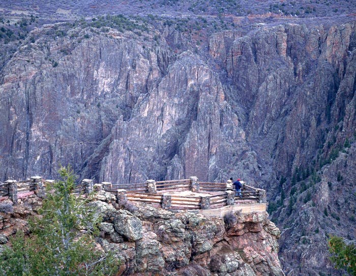 Gunnison Point at Black Canyon of the Gunnison National Park