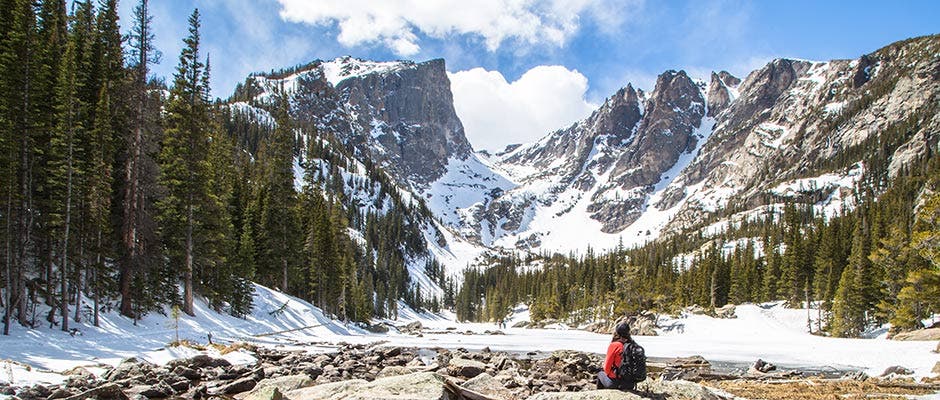 Dream Lake in Winter