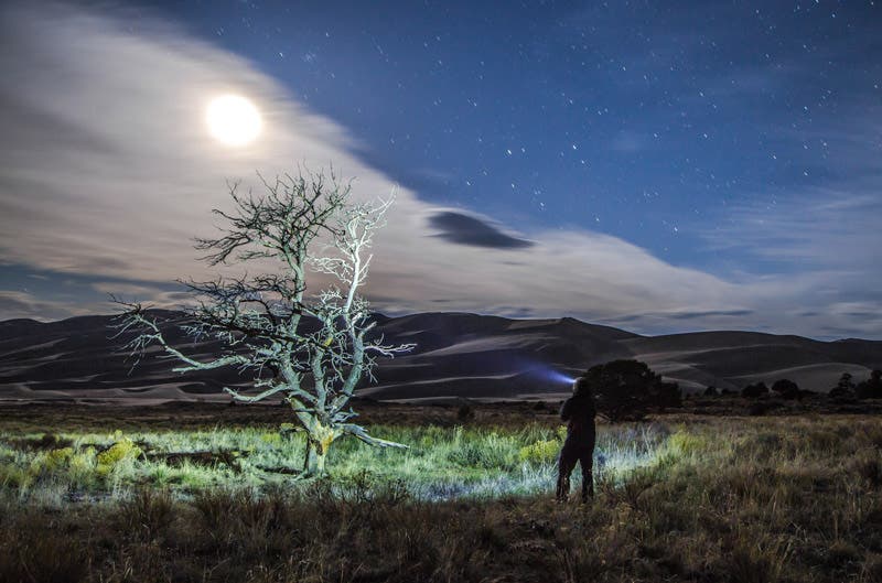 Great-Sand-Dunes-night_TamNicholasZupancich_800 Fun with light painting at Great Sand Dunes National Park