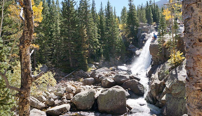 Alberta Falls in Rocky Mountain National Park