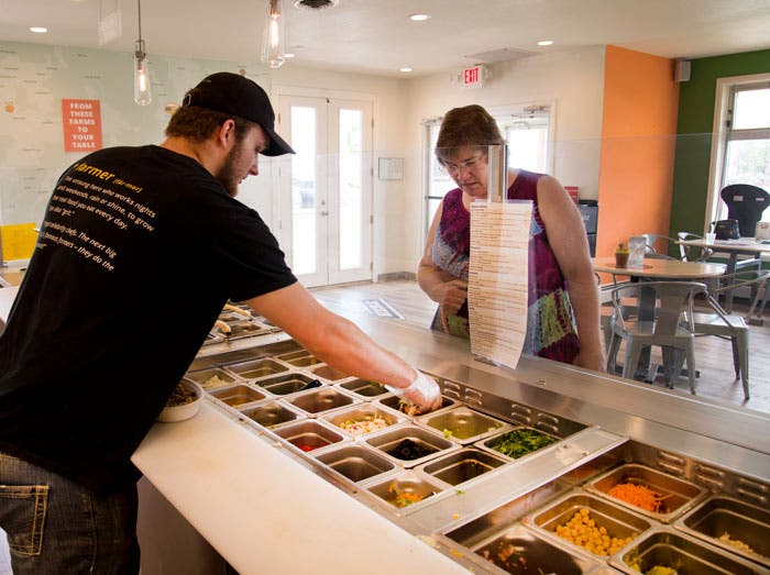 Locavores meals assembled to order in Alamosa, Colo.