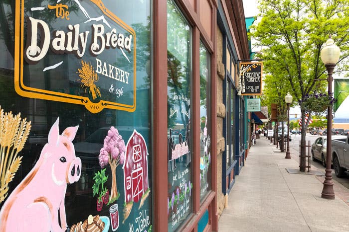 Historic downtown in Montrose, Colorado
