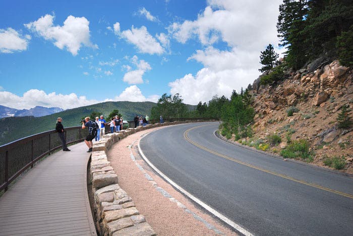 RM-ManyParksCurve-overlook_FlickrSteveVoght_700 The boardwalk and overlook at Many Parks Curve in Rocky Mountain National Park