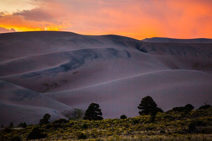 Sunset at Great Sand Dunes National Park