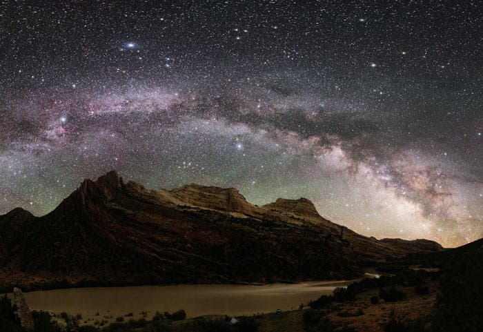 The Milky Way at Mitten Fault in Dinosaur National Monument
