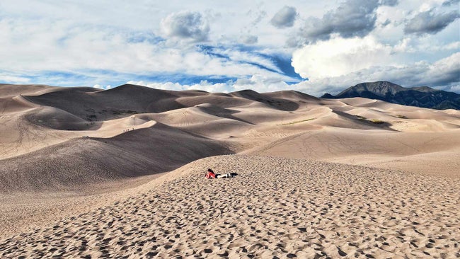 Photographer at Great Sand Dunes National Park