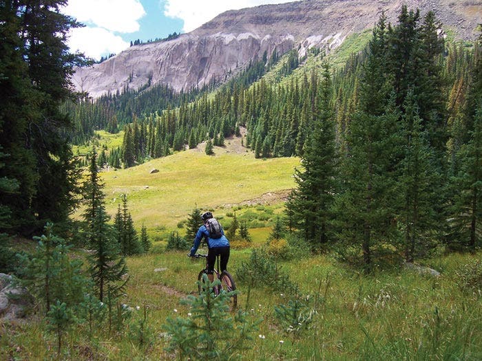 Mountain Biking near South Fork, Colo.