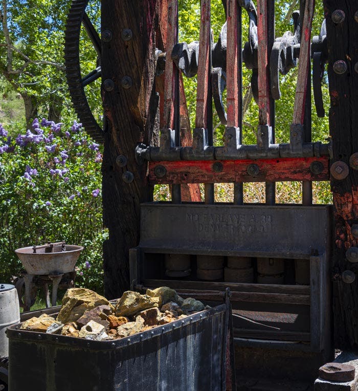 Exhibit at the Gilpin History Museum in Central City, Colorado