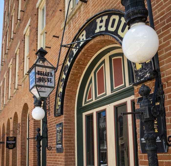 The Teller House, a lavish hotel in Central City, Colorado