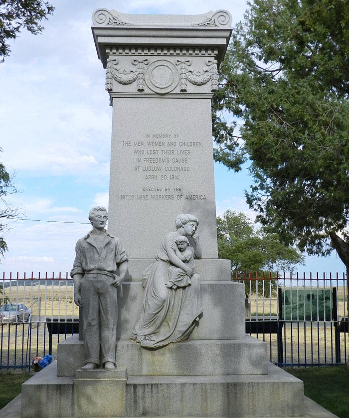 Ludlow Massacre Memorial near Trinidad