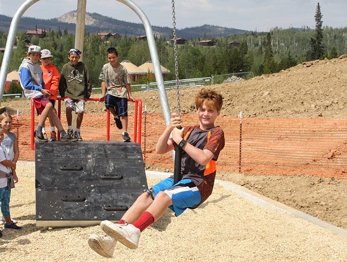YMCA-SMR-SpruceSaddleZipline_YMCARockies_700v Spruce Saddle Zipline at Snow Mountain Ranch