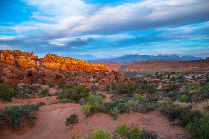 Arches-Fiery-Furnace-overlook-sunset_DP_700 The Fiery Furnace Viewpoint at sunset in Arches National Park, Utah