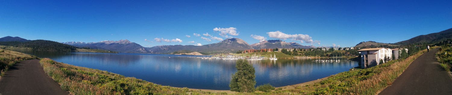 Take the Recreation Path all the way around Lake Dillon