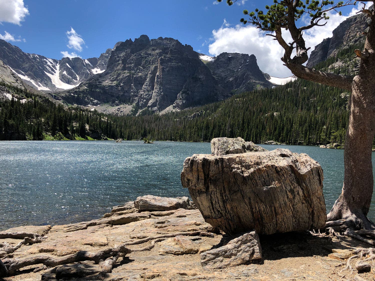 Chasm Lake in Rocky Mountain National Park