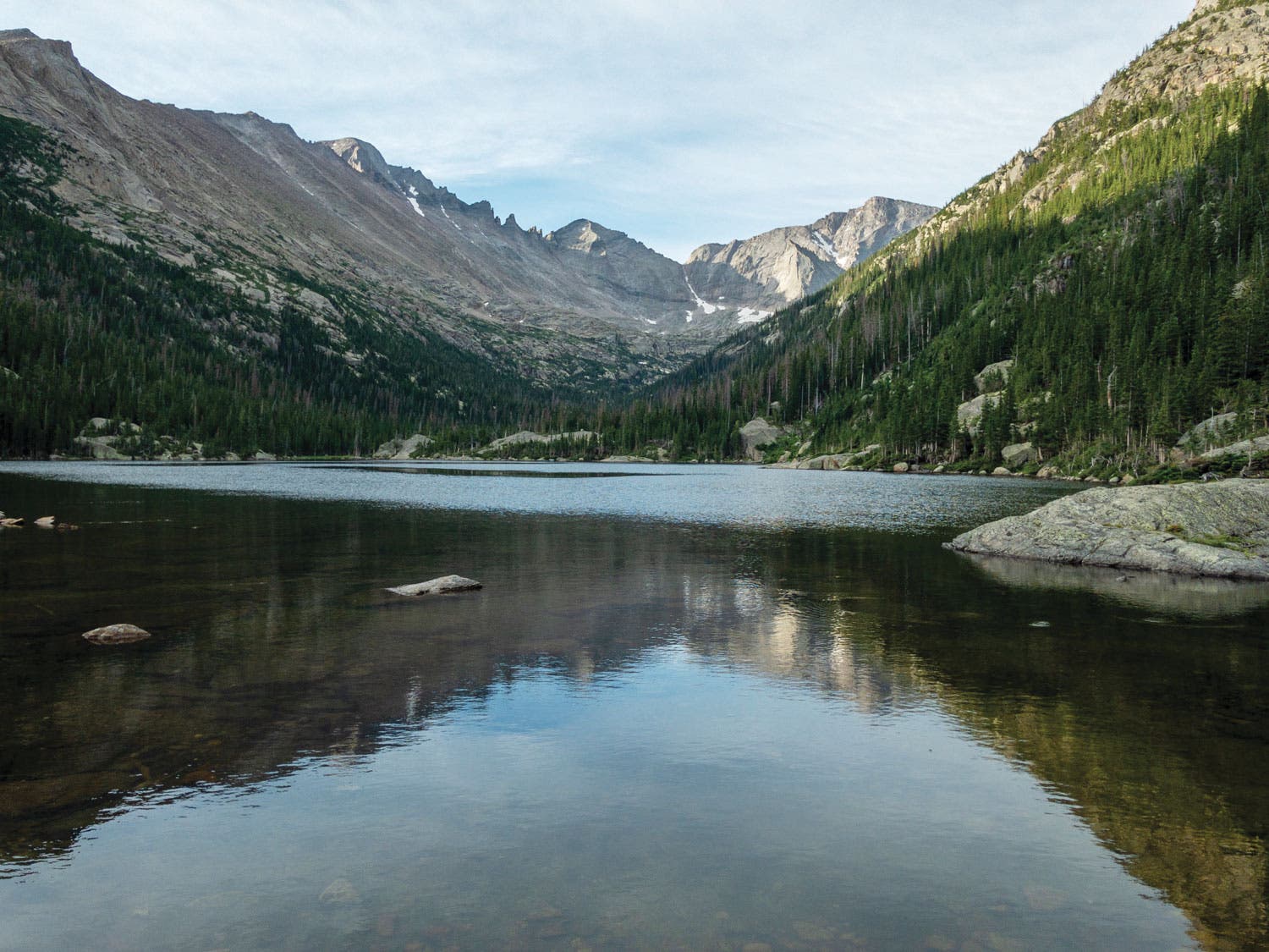 Mills Lake in Rocky Mountain National Park by Semi Rad Brendan Leonard