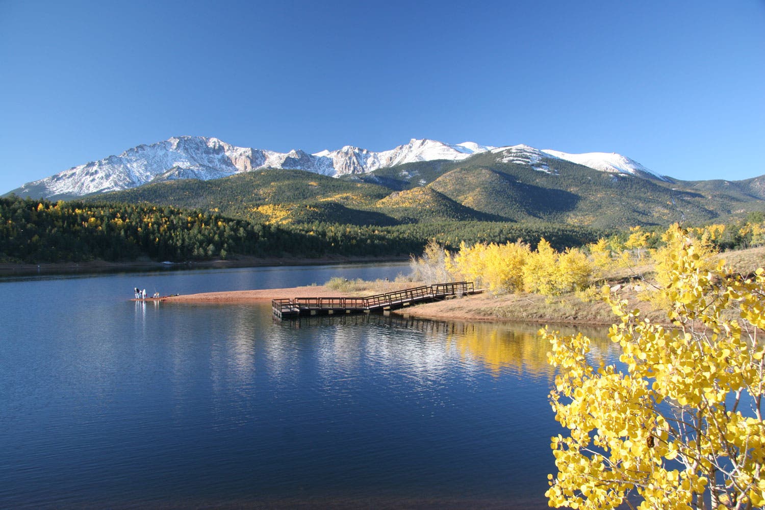 Crystal Reservoir off the Pikes Peak Highway in Colorado Springs