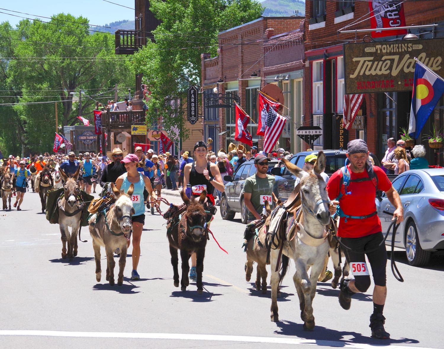 Annual Donkey Dash in June