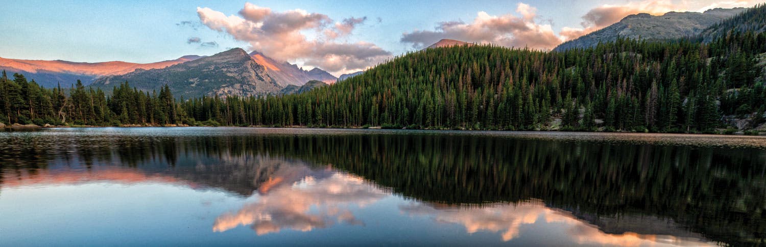 Sunset at Bear Lake, Rocky Mountain National Park