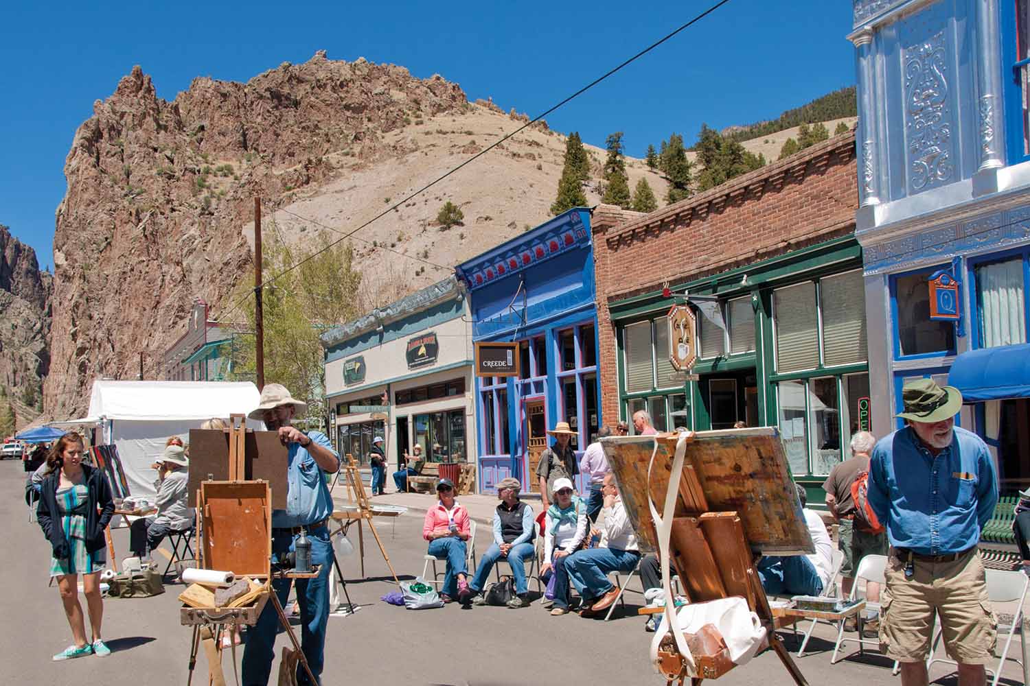 Taste of Creede art festival