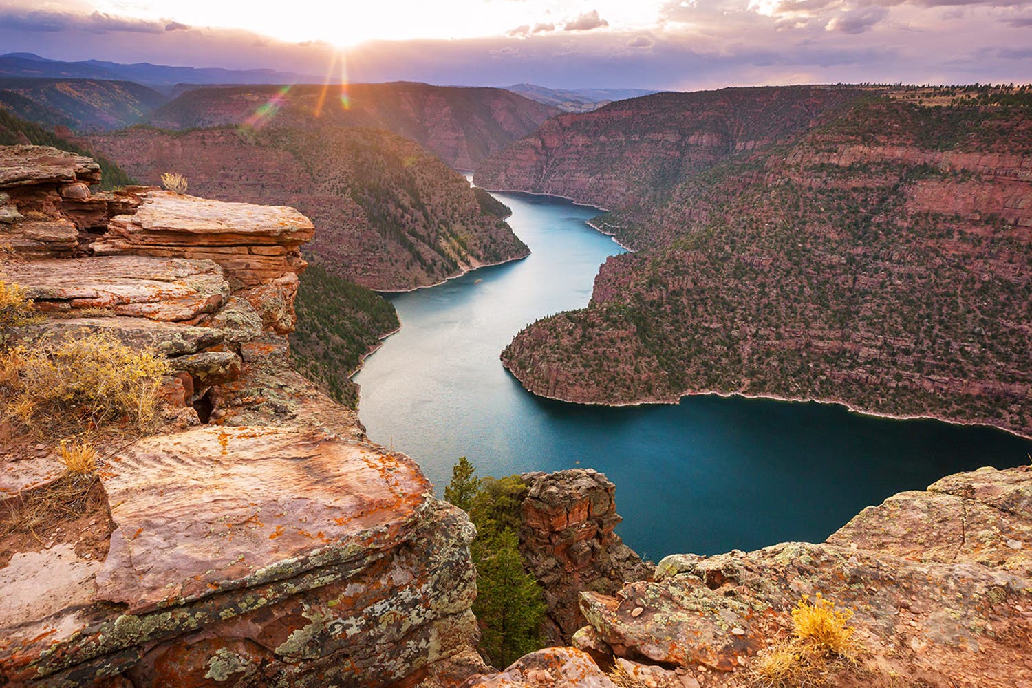 The Red Canyon at the Flaming Gorge National Recreational Area