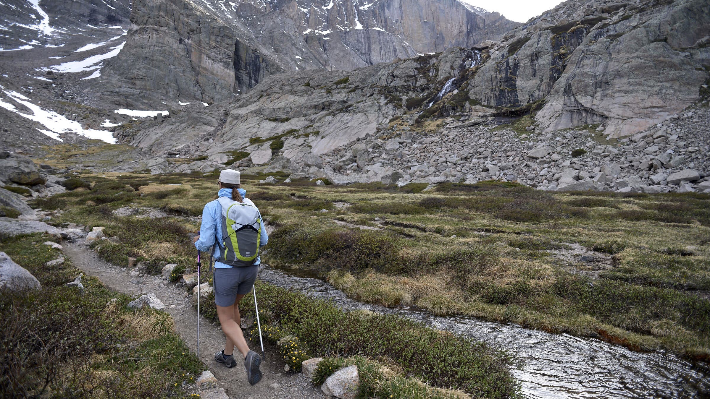 hikers on rocky trail varied terrain hiking boots